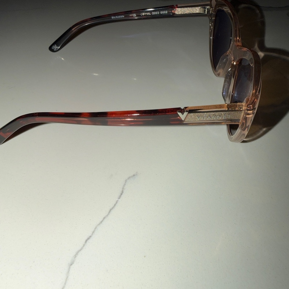 Vuarnet Tan & Light Pink Cat-Eye Sunglasses - Picture 5 of 10